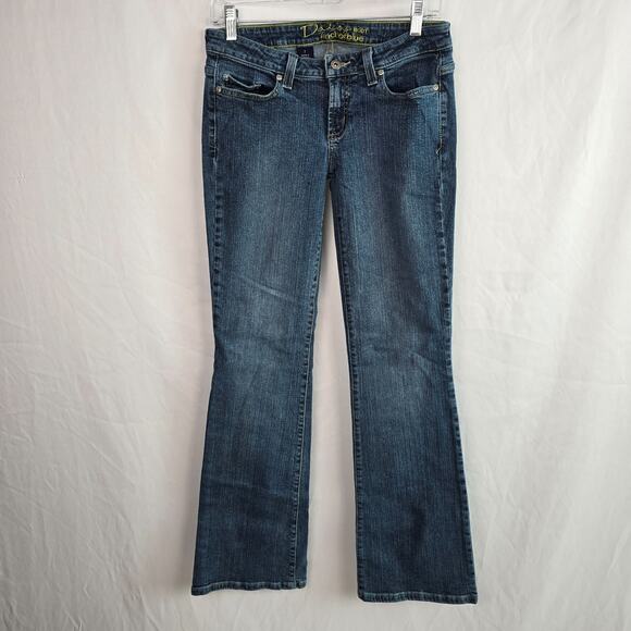 Anchor Blue Daisy Boot Juniors 7 Blue Medium Wash - Picture 1 of 16